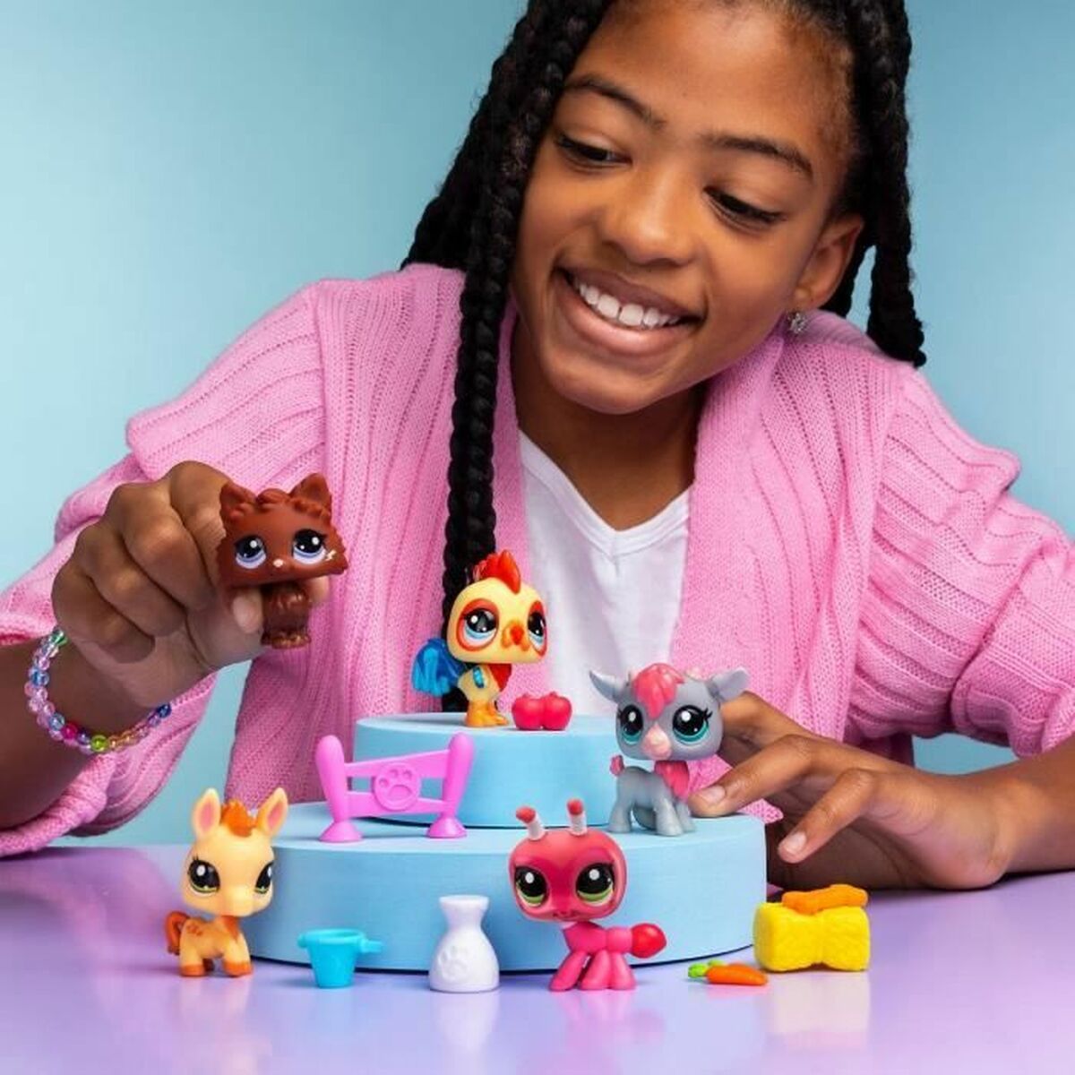 Figurine de animale Bandai Littlest Pet Shop Plastic - Jucarii si jocuri, Păpuși și figurine