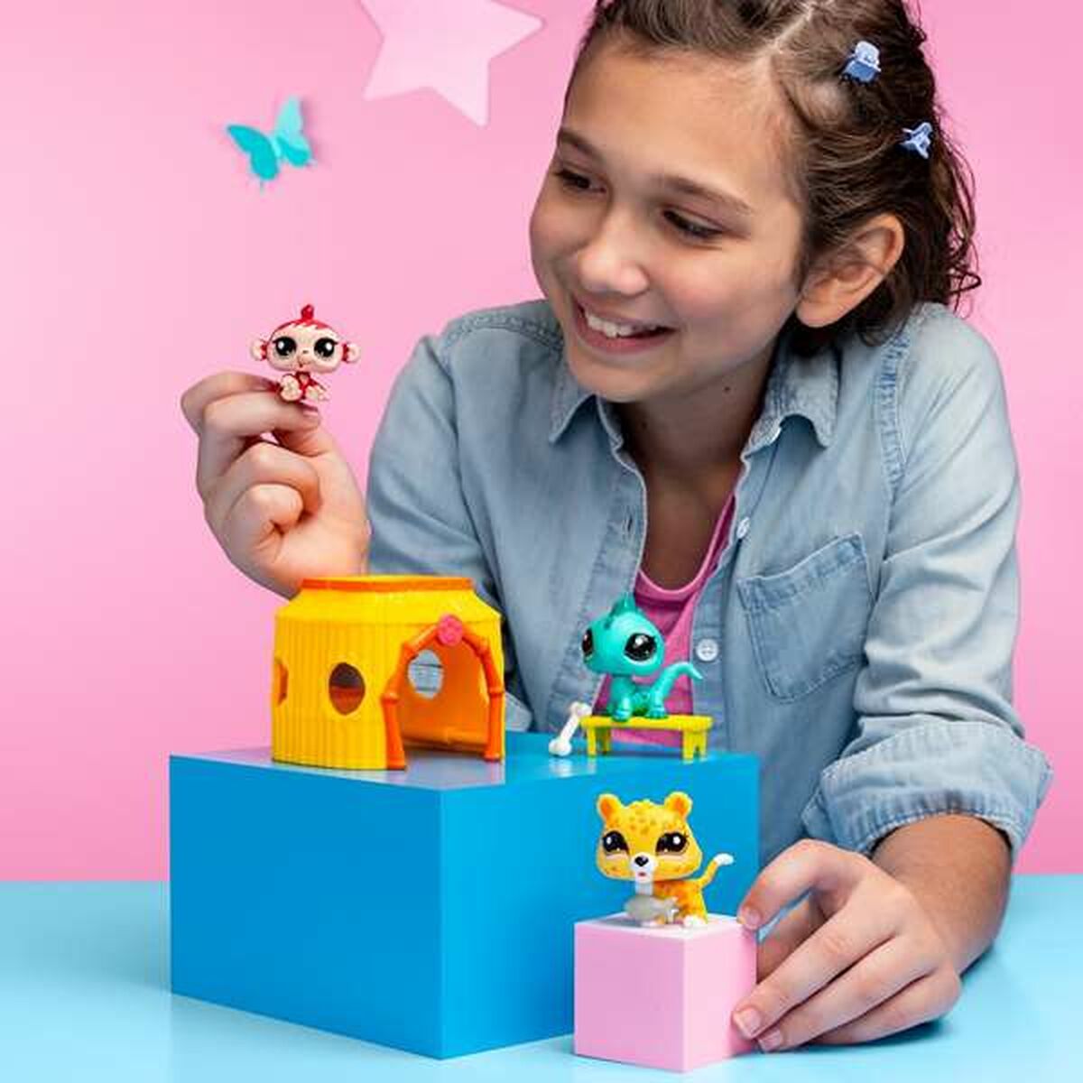 Playset Bandai Littlest Pet Shop 8 Piese - Jucarii si jocuri, Păpuși și figurine