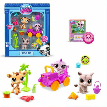 Playset Bandai Littlest Pet Shop SAFARI 8 Piese - Jucarii si jocuri, Păpuși și figurine