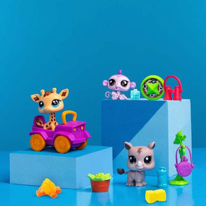 Playset Bandai Littlest Pet Shop SAFARI 8 Piese - Jucarii si jocuri, Păpuși și figurine