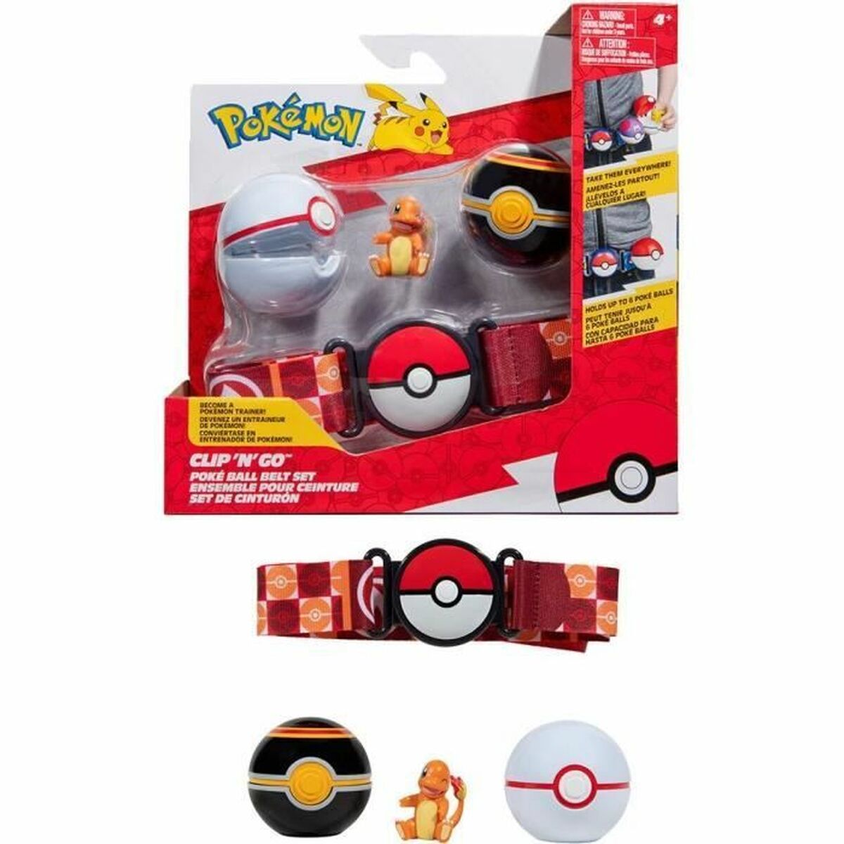 Set de figurine Pokémon Clip 'N' Go - Charmander 5 cm 5 Piese - Jucarii si jocuri, Păpuși și figurine