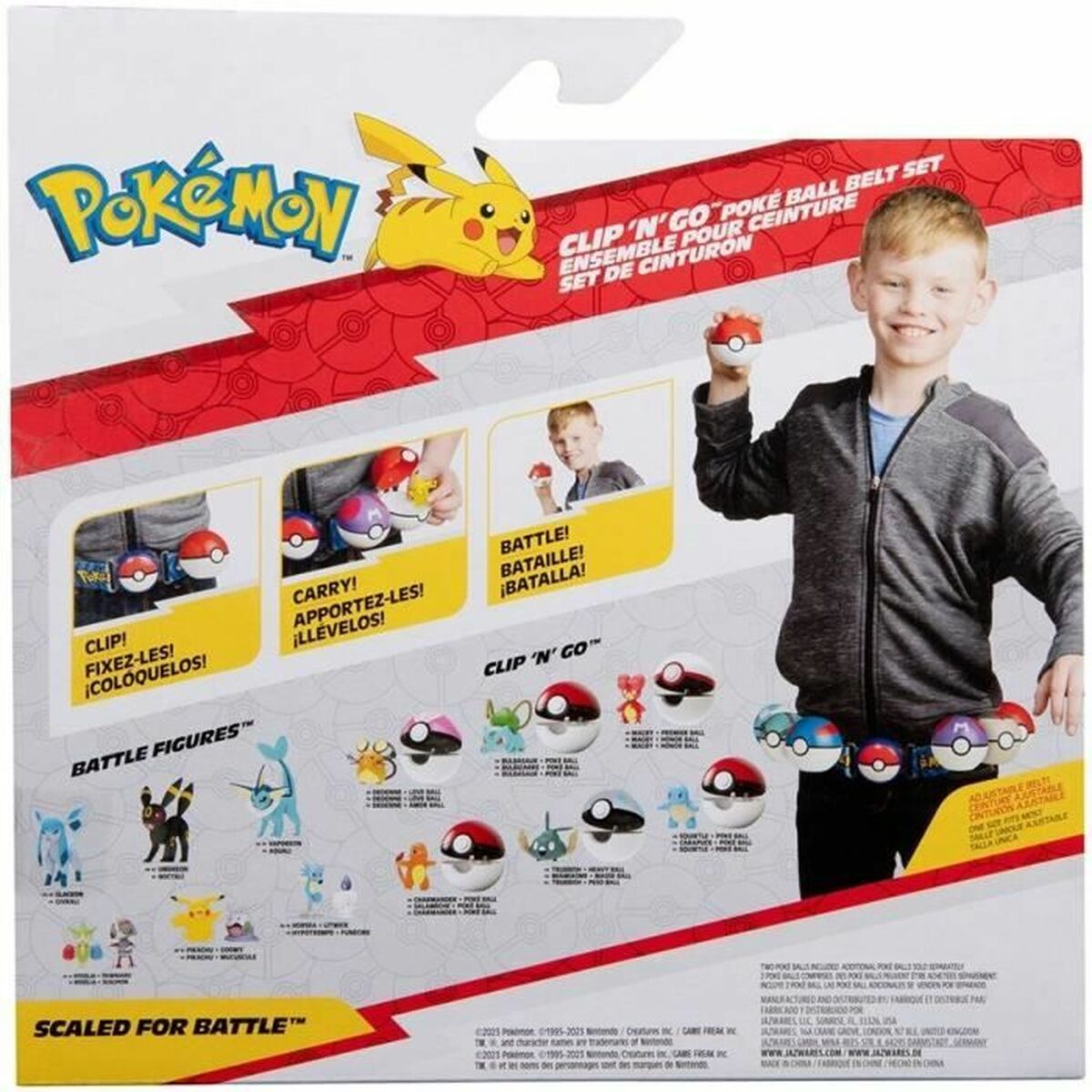 Set de figurine Pokémon Clip 'N' Go - Charmander 5 cm 5 Piese - Jucarii si jocuri, Păpuși și figurine