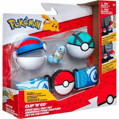 Set de figurine Pokémon Clip 'N' Go - Squirtle 5 cm 5 Piese - Jucarii si jocuri, Păpuși și figurine