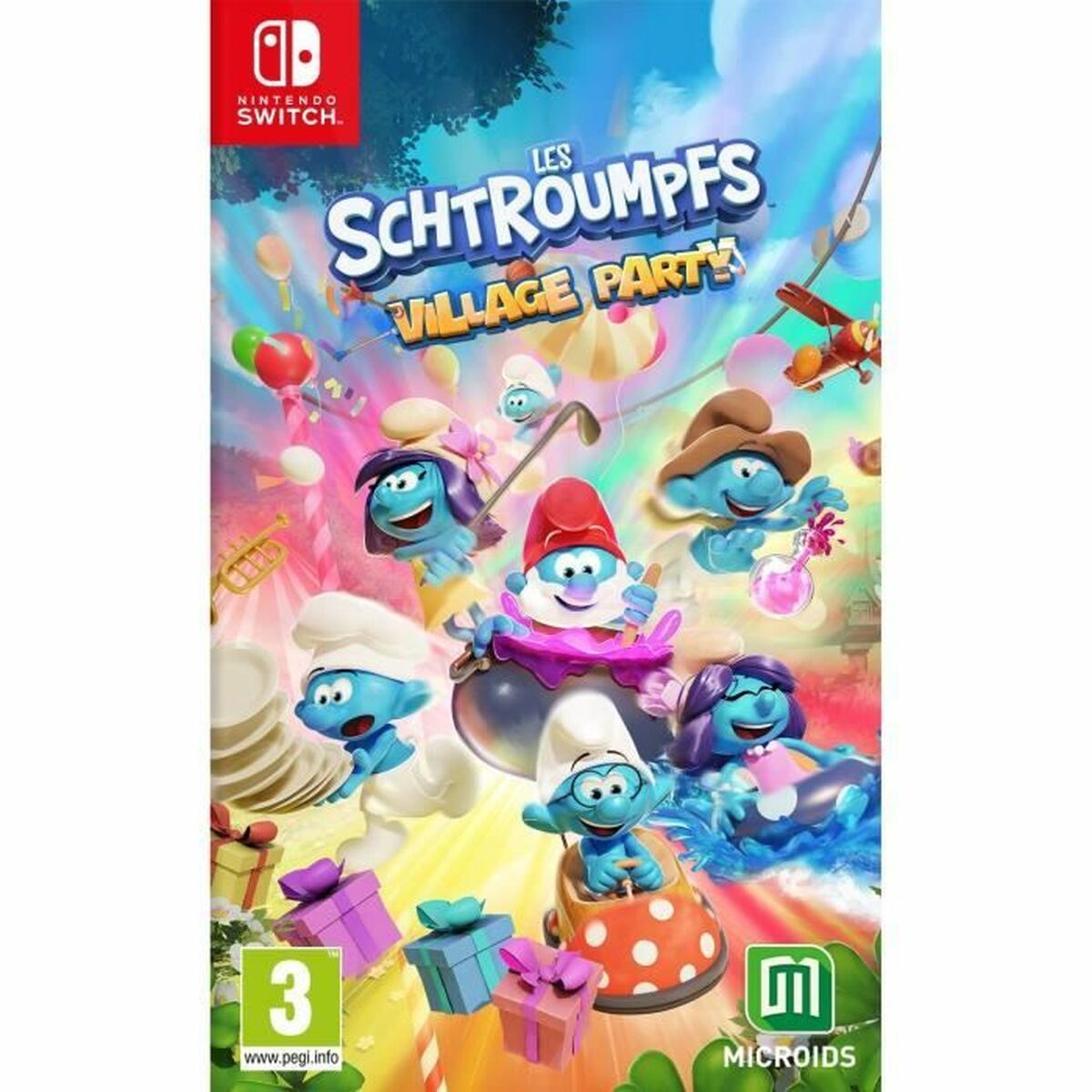 Joc video pentru Switch Microids Les Schtroumpfs : Village Party - Electronică, Joc video