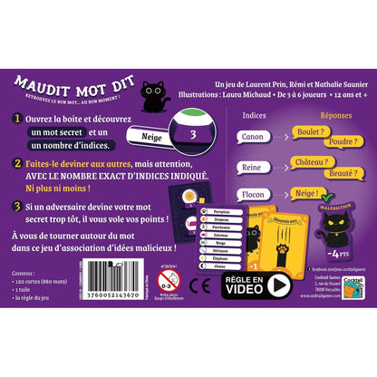 Jocuri de cărți Asmodee Maudit Mot Dit (FR) - Jucarii si jocuri, Jocuri și accesorii