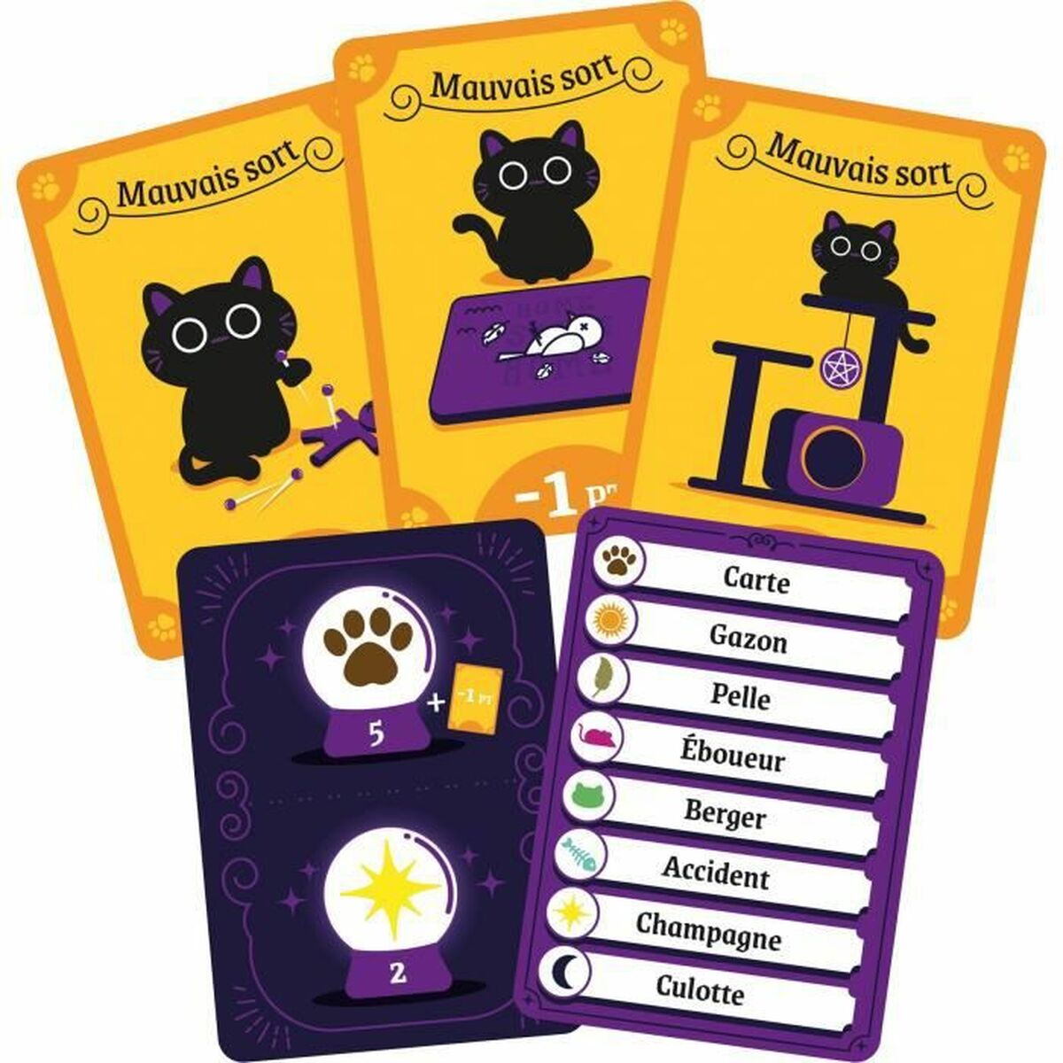 Jocuri de cărți Asmodee Maudit Mot Dit (FR) - Jucarii si jocuri, Jocuri și accesorii