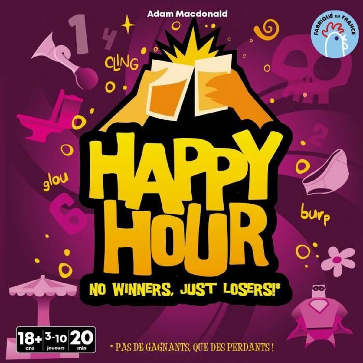 Joc de Masă Asmodee Happy Hour (FR) - Jucarii si jocuri, Jocuri și accesorii