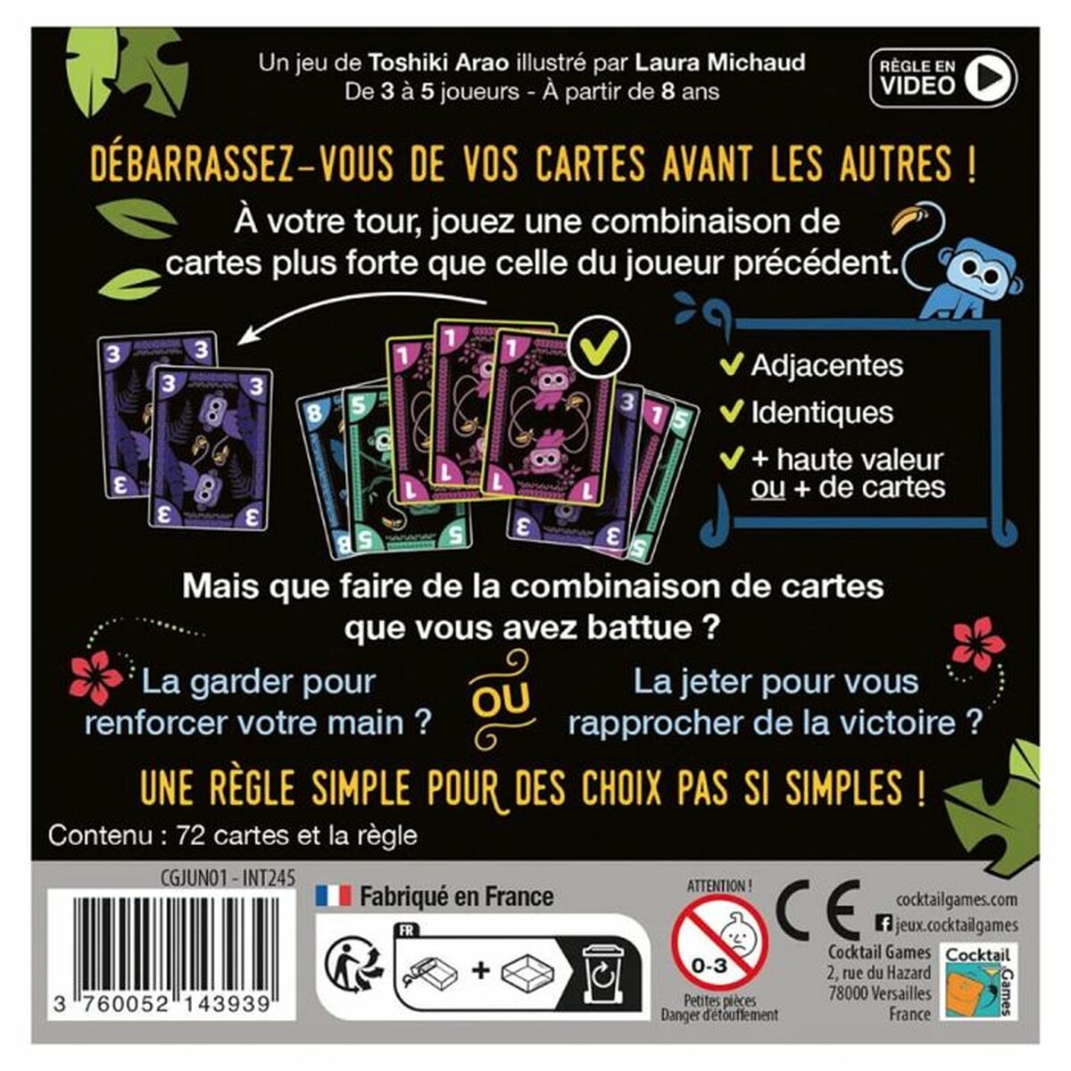 Jocuri de cărți Asmodee Jungo - Jucarii si jocuri, Jocuri și accesorii