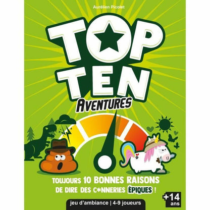 Joc de Masă Asmodee Top Ten Adventures - Jucarii si jocuri, Jocuri și accesorii