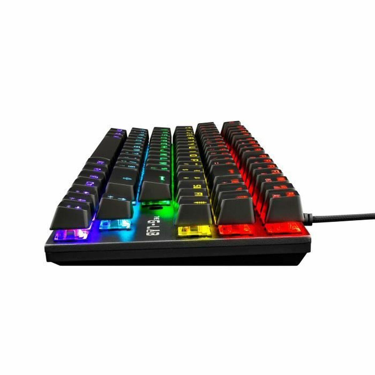 Tastatură Gaming The G-Lab Mercury AZERTY Franceză Negru - Tehnică de calcul, Accesorii