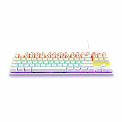 Tastatură Gaming The G-Lab Mercury AZERTY Alb - Tehnică de calcul, Accesorii