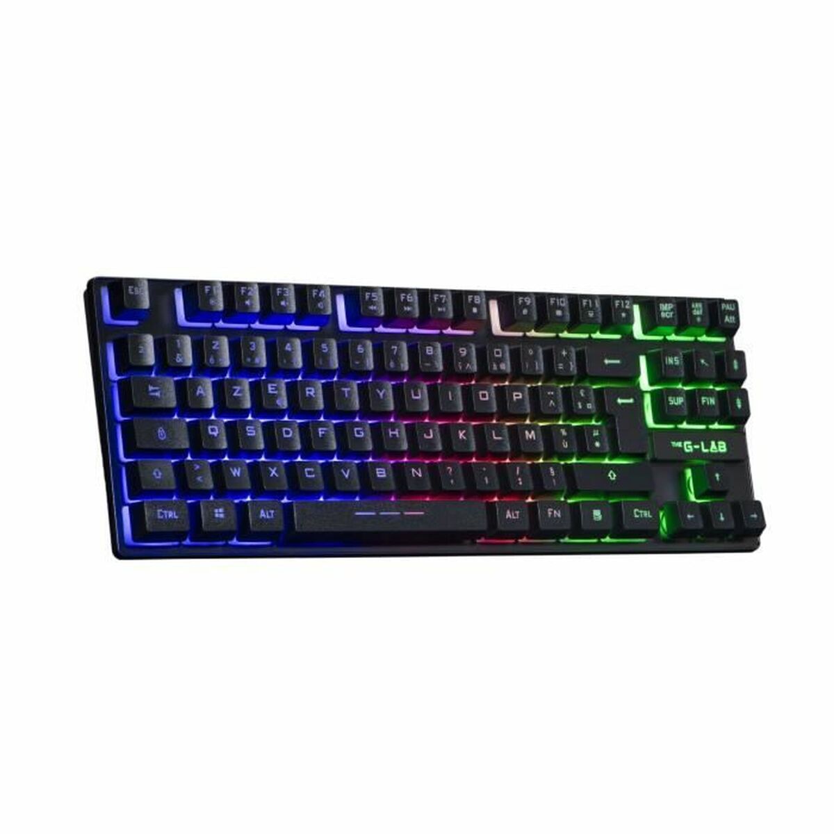 Tastatură Gaming The G-Lab KEYZ CAESIUM TKL WIRELESS Negru AZERTY - Tehnică de calcul, Accesorii