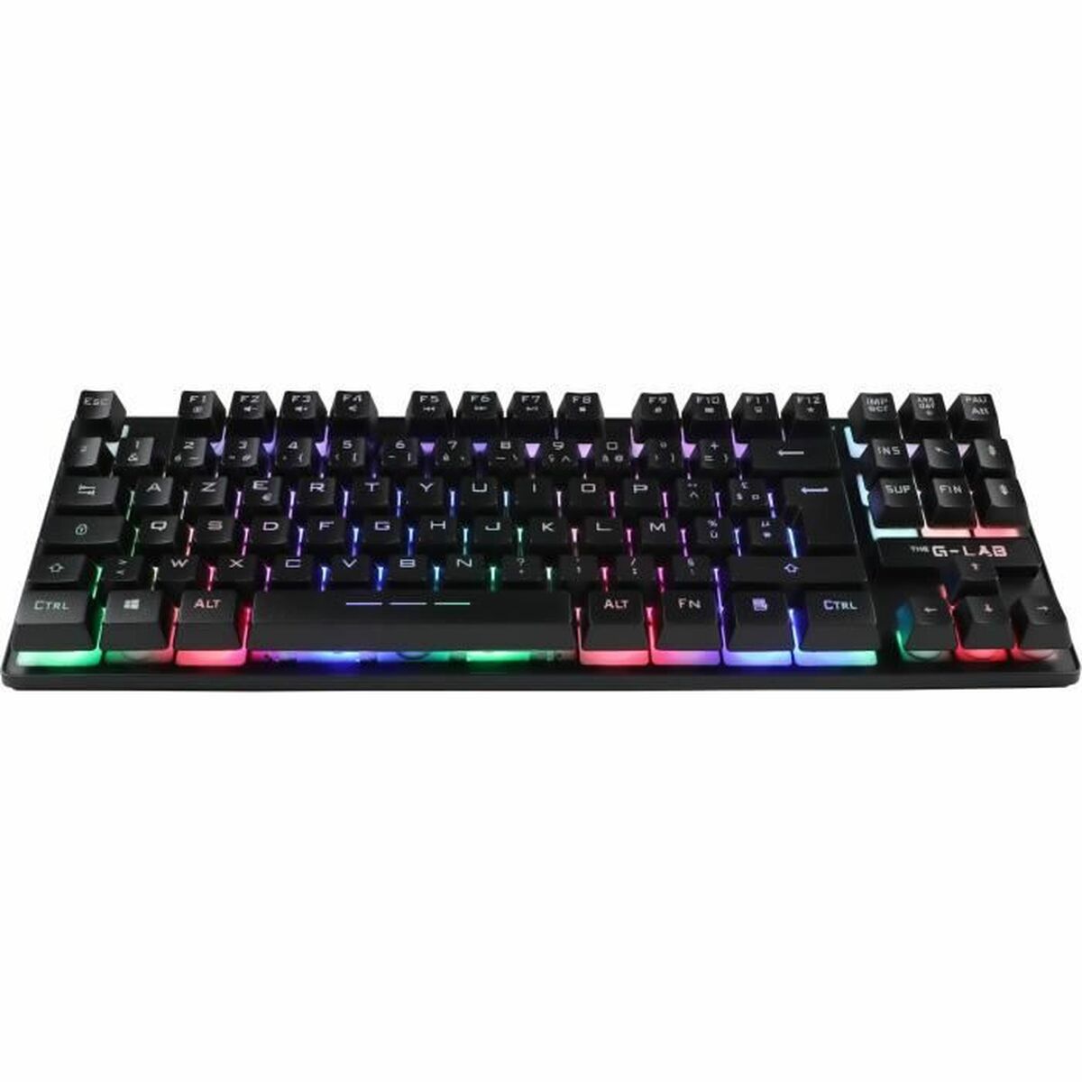 Tastatură Gaming The G-Lab KEYZ CAESIUM TKL WIRELESS Negru AZERTY - Tehnică de calcul, Accesorii