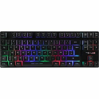Tastatură Gaming The G-Lab KEYZ CAESIUM TKL WIRELESS Negru AZERTY - Tehnică de calcul, Accesorii