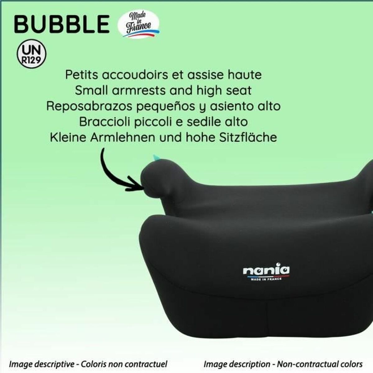 Scaun Auto Nania Negru III (22 - 36 kg) ECE R129 - Bebelus, Scaune auto și accesorii
