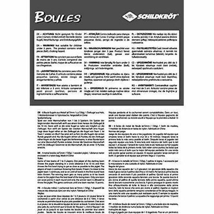 Set cu bile joc Petanque Schildkröt - Sport și în aer liber, Sporturi recreative
