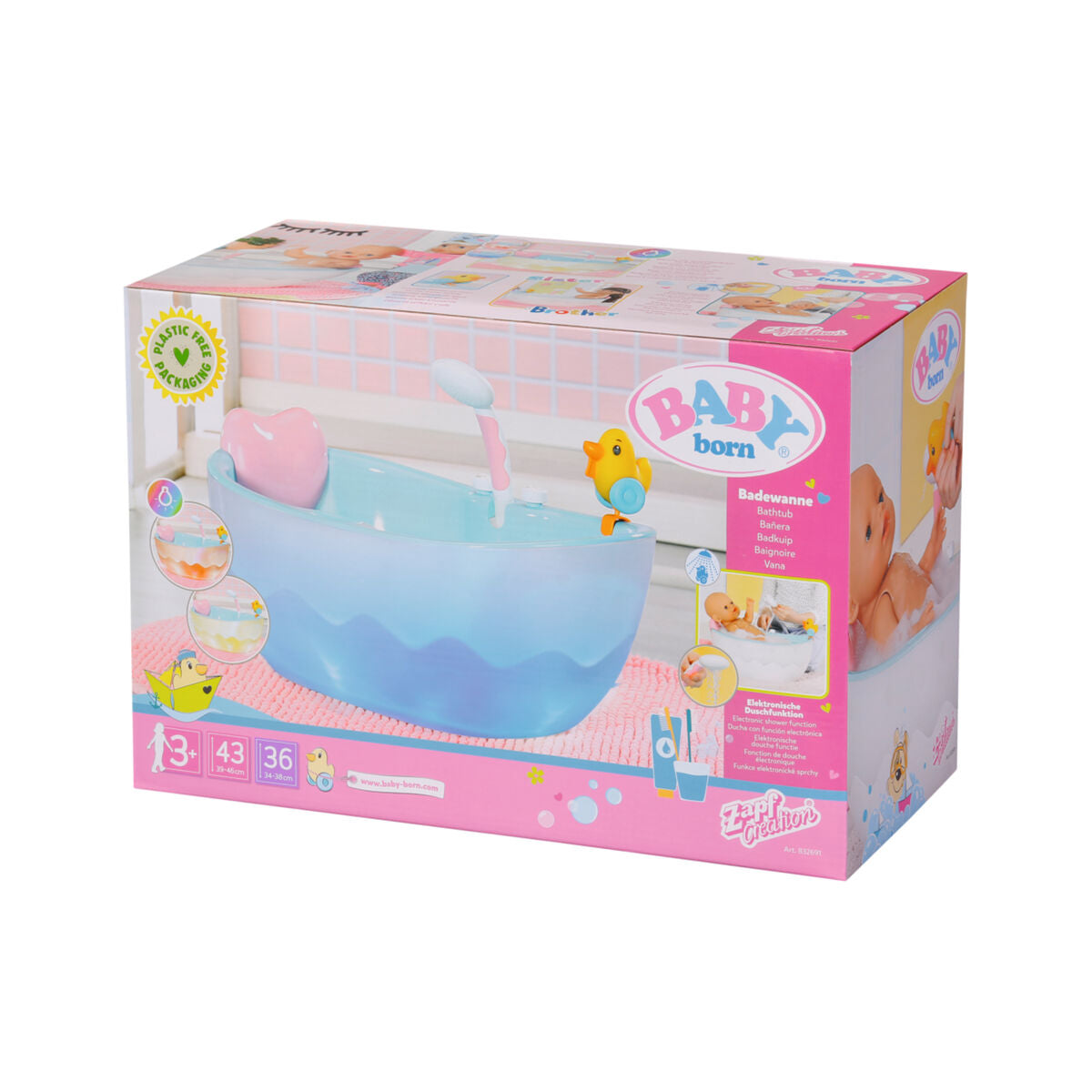 Accesorii pentru papusi Baby Born Bath Bathtub - Jucarii si jocuri, Păpuși și accesorii