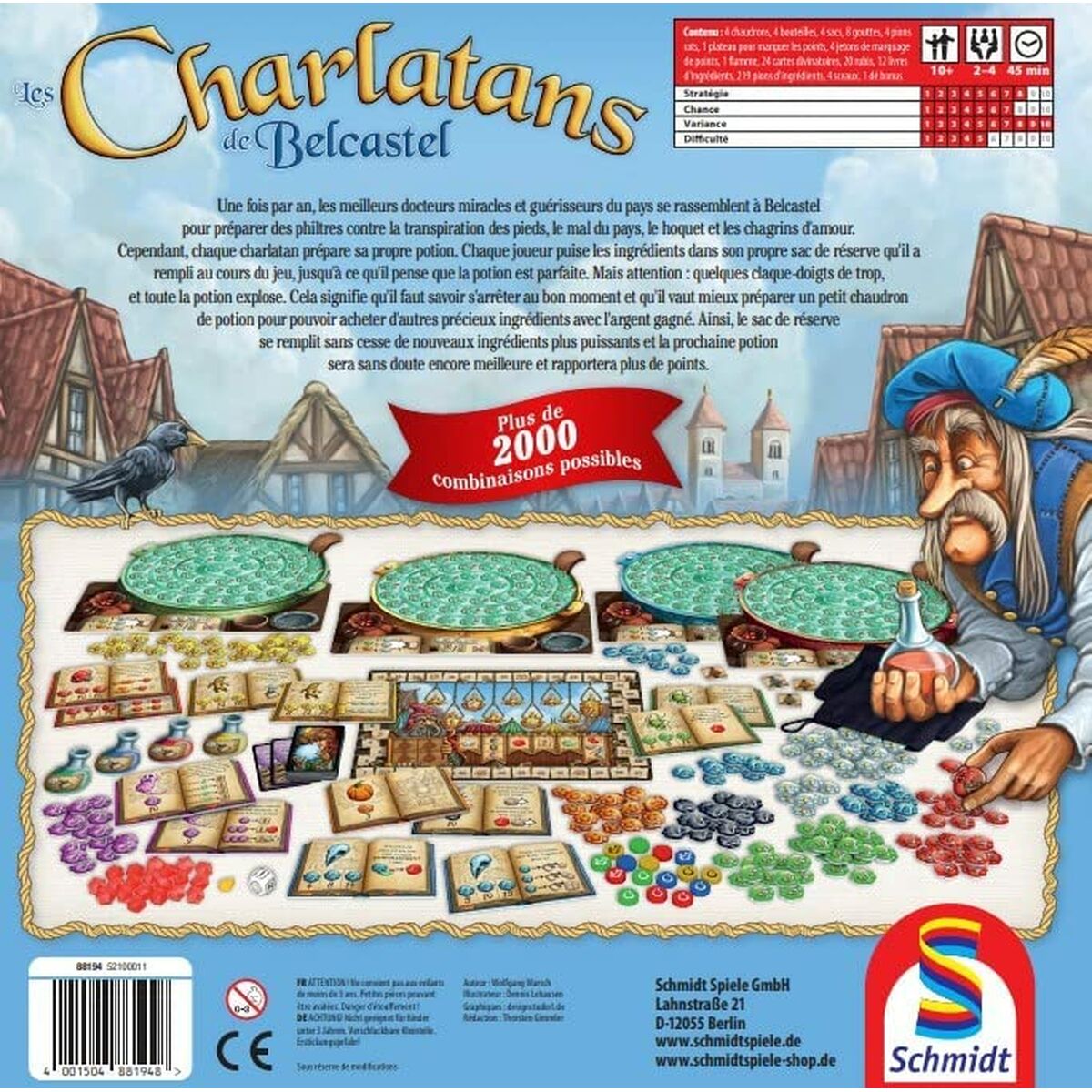 Joc de Masă Schmidt Spiele Charlatans de Bescastel - Jucarii si jocuri, Jocuri și accesorii