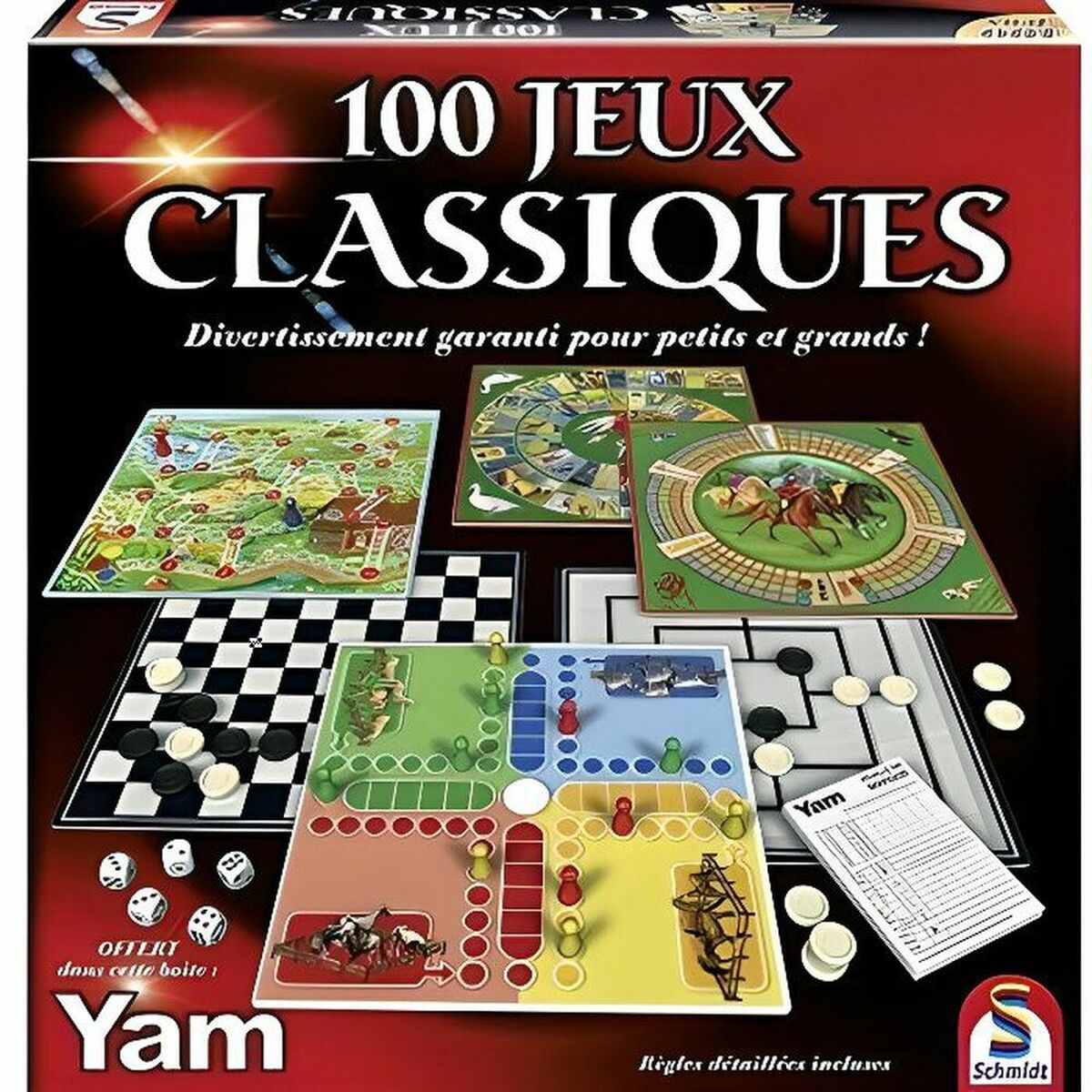 Joc de Masă Schmidt Spiele 100 classic games - Jucarii si jocuri, Jocuri și accesorii