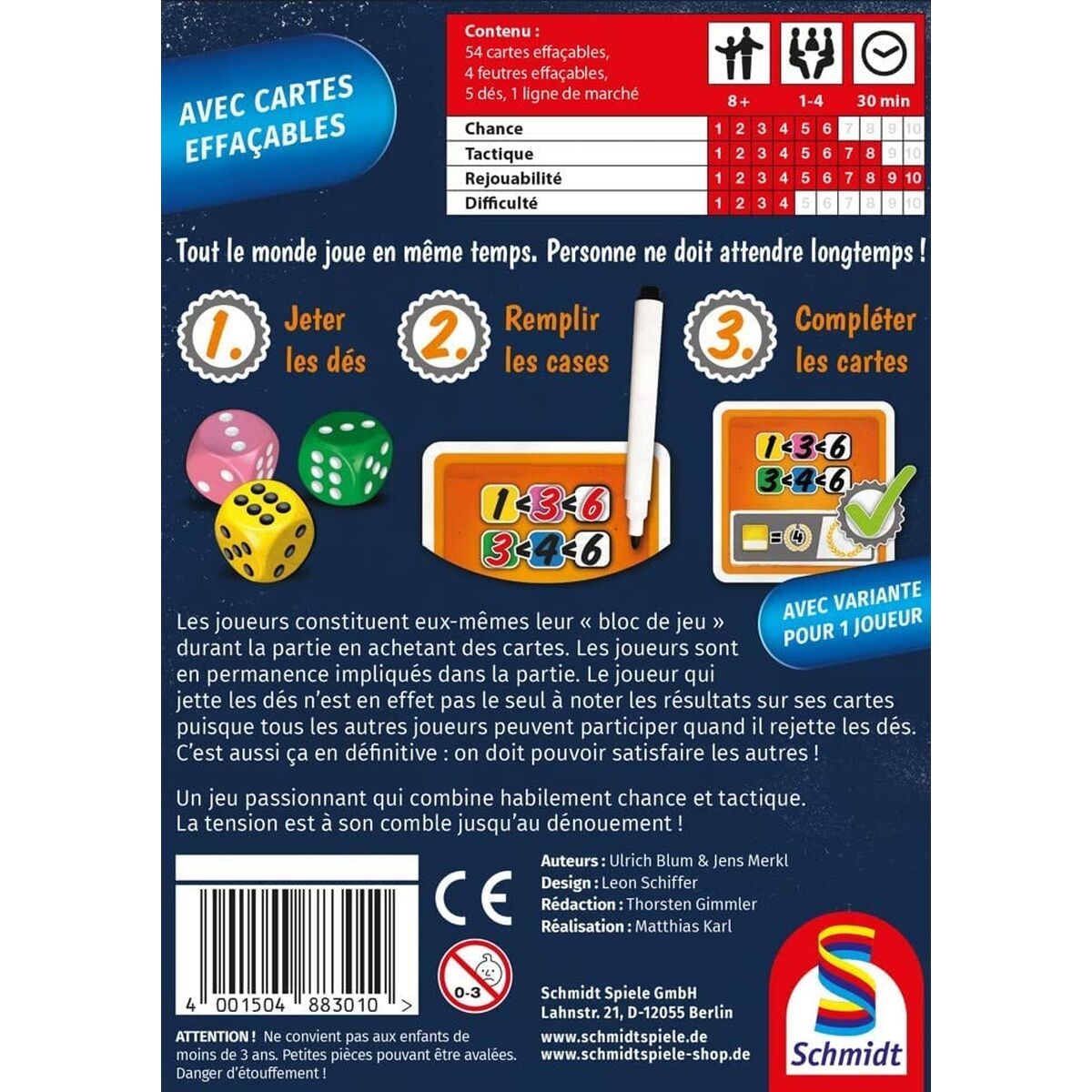 Joc de Masă Schmidt Spiele Donnant Donnant (FR) - Jucarii si jocuri, Jocuri și accesorii