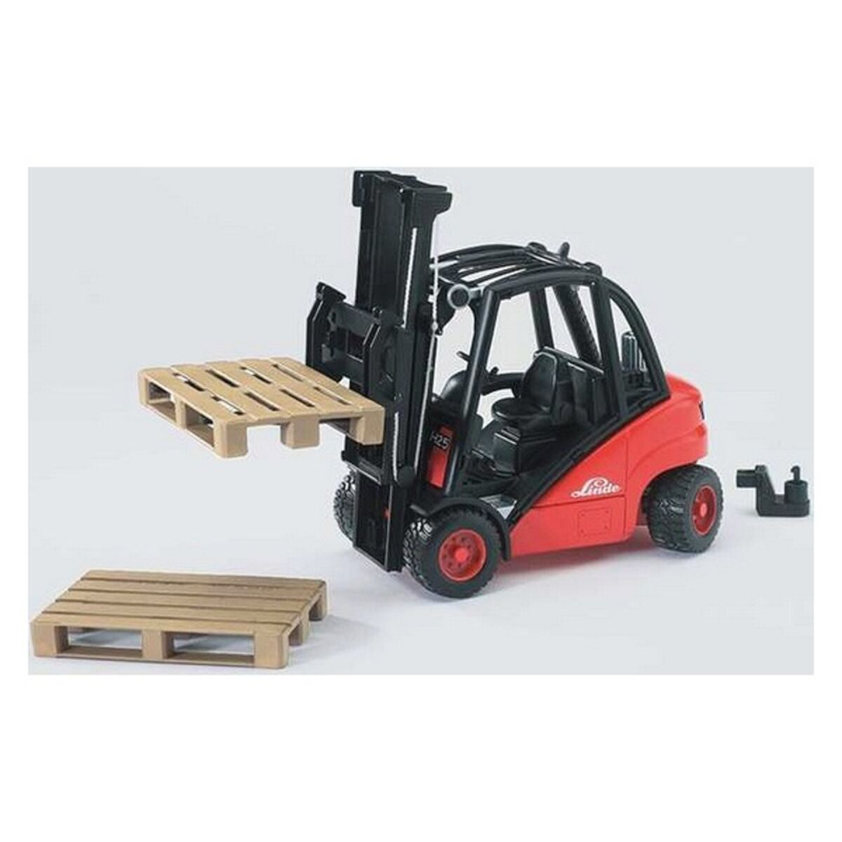 Camioane pentru lucrări publice Gabelstapler Bruder 02511 (29 x 9 x 22 cm) - Jucarii si jocuri, Vehicule
