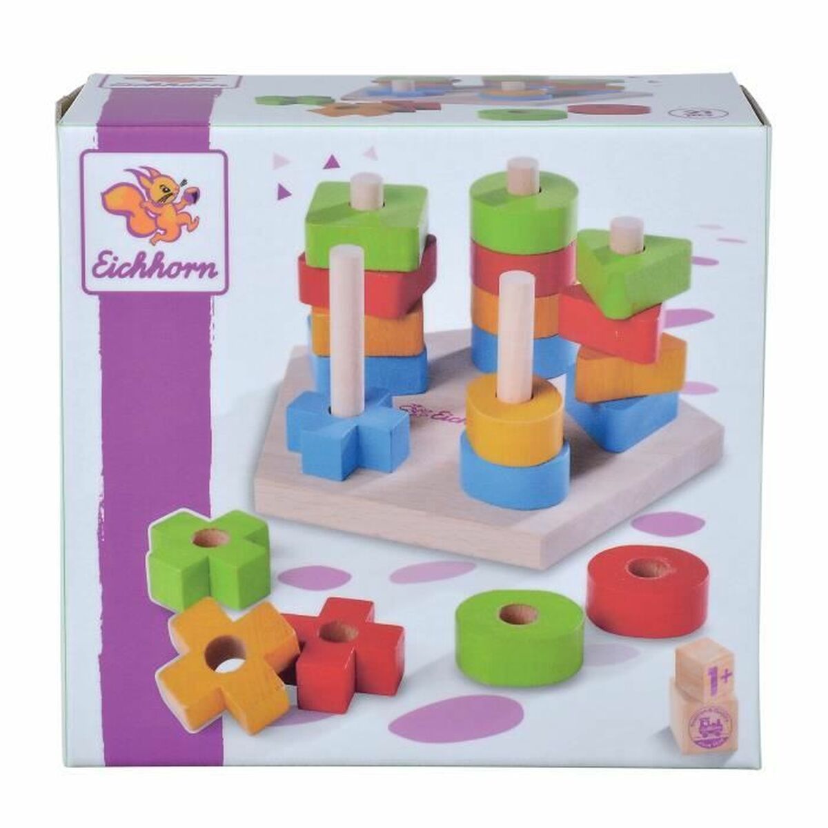 Playset Eichhorn Stacking Shapes - Jucarii si jocuri, Păpuși și figurine