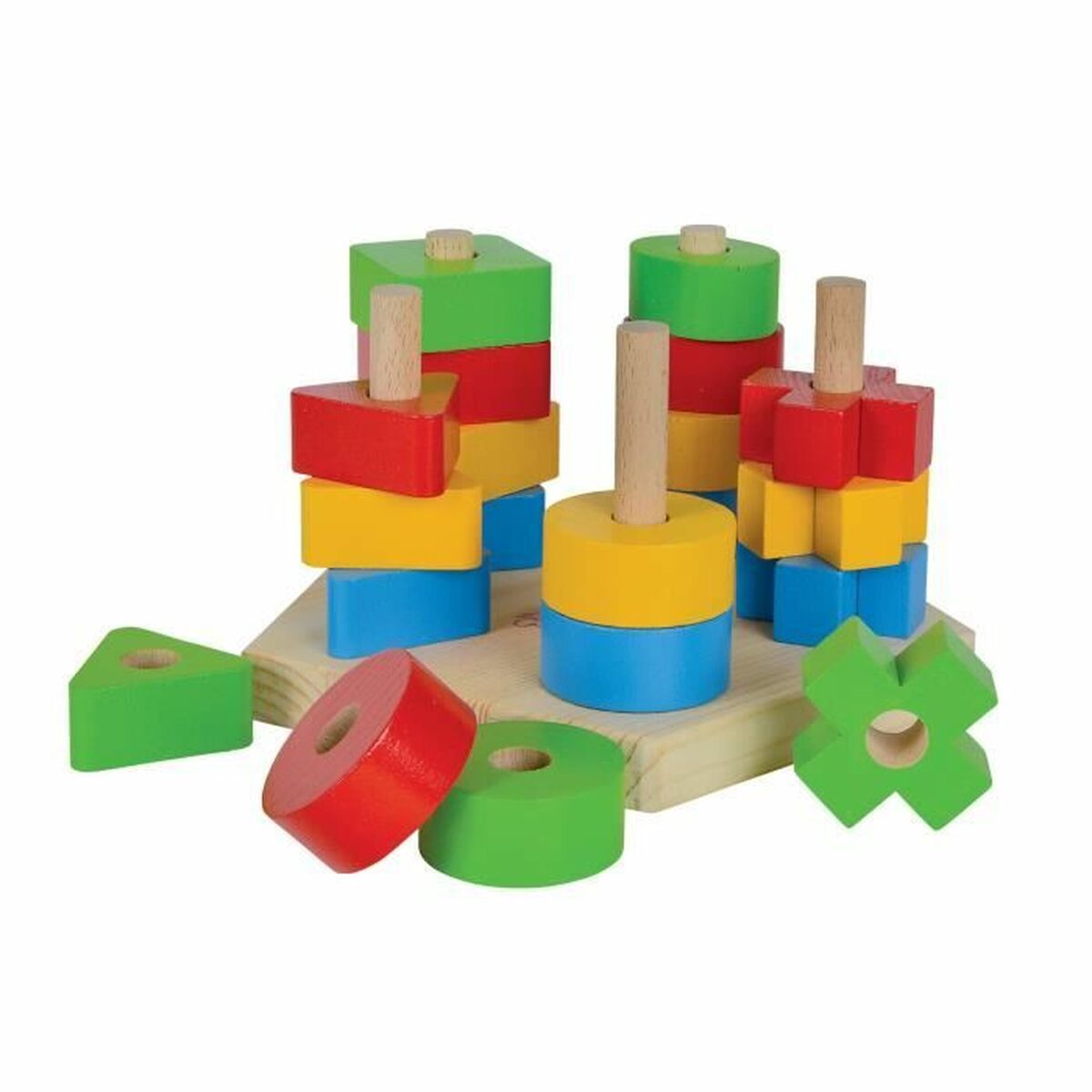Playset Eichhorn Stacking Shapes - Jucarii si jocuri, Păpuși și figurine