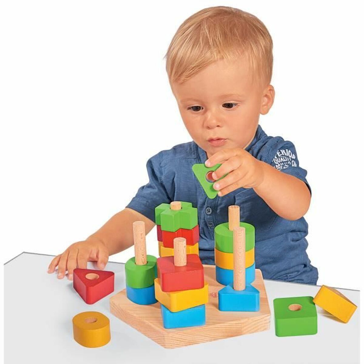 Playset Eichhorn Stacking Shapes - Jucarii si jocuri, Păpuși și figurine