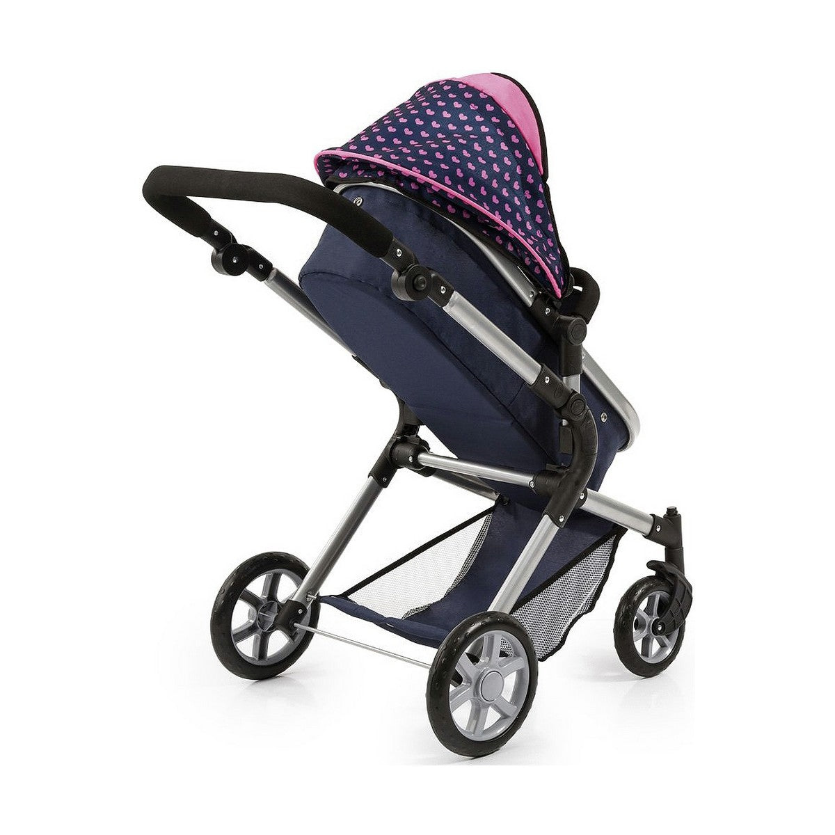 Cărucior pentru Păpuși Reig Combi Neo Pro Bleumarin 63 cm - Jucarii si jocuri, Păpuși și accesorii