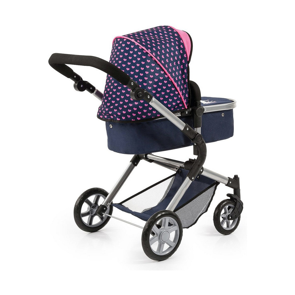 Cărucior pentru Păpuși Reig Combi Neo Pro Bleumarin 63 cm - Jucarii si jocuri, Păpuși și accesorii