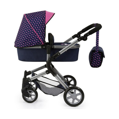 Cărucior pentru Păpuși Reig Combi Neo Pro Bleumarin 63 cm - Jucarii si jocuri, Păpuși și accesorii