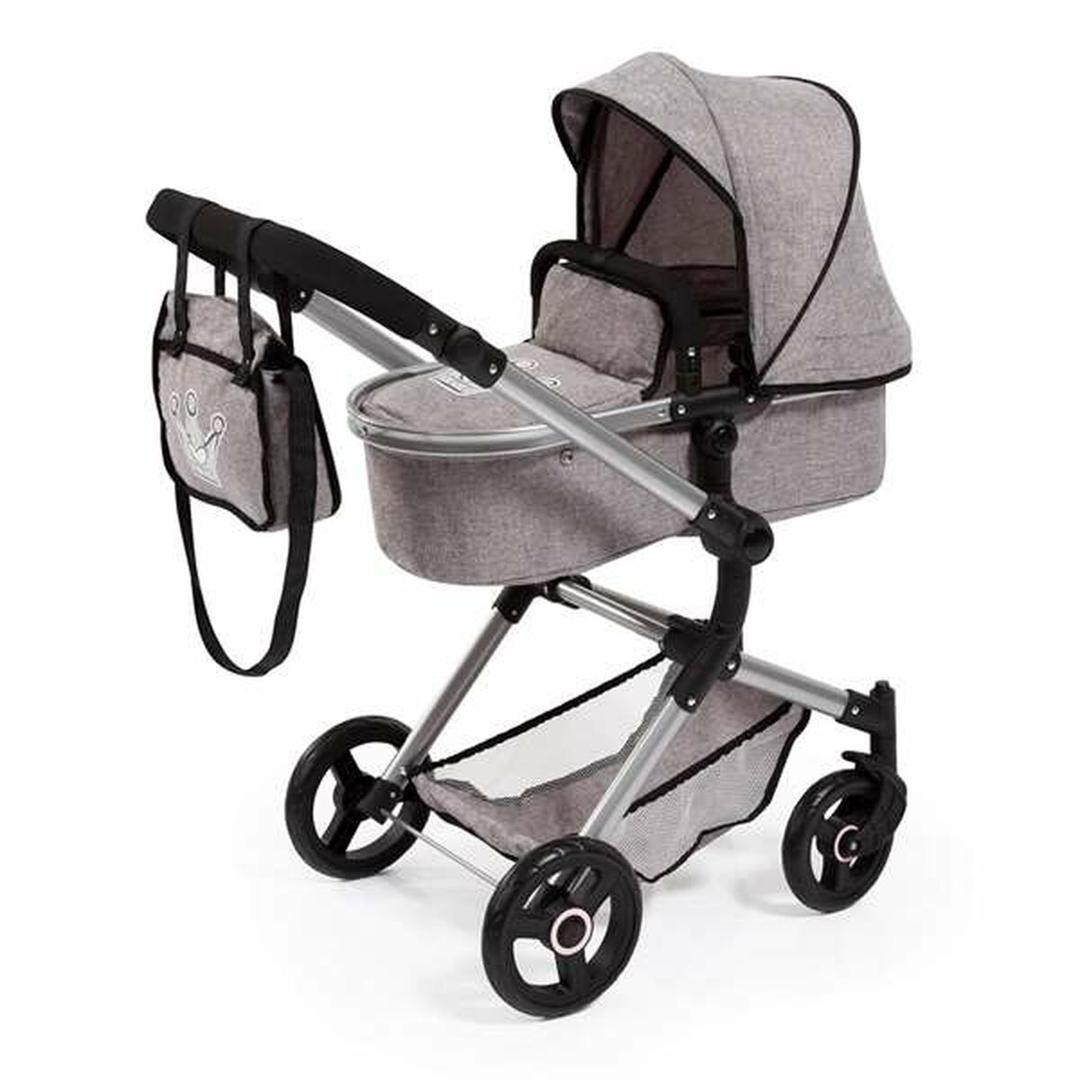 Cărucior pentru Păpuși Reig Combi Neo Pro 86 x 79 x 42 cm Gri - Jucarii si jocuri, Păpuși și accesorii