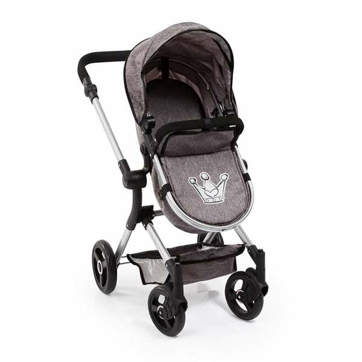 Cărucior pentru Păpuși Reig Combi Neo Pro 86 x 79 x 42 cm Gri - Jucarii si jocuri, Păpuși și accesorii