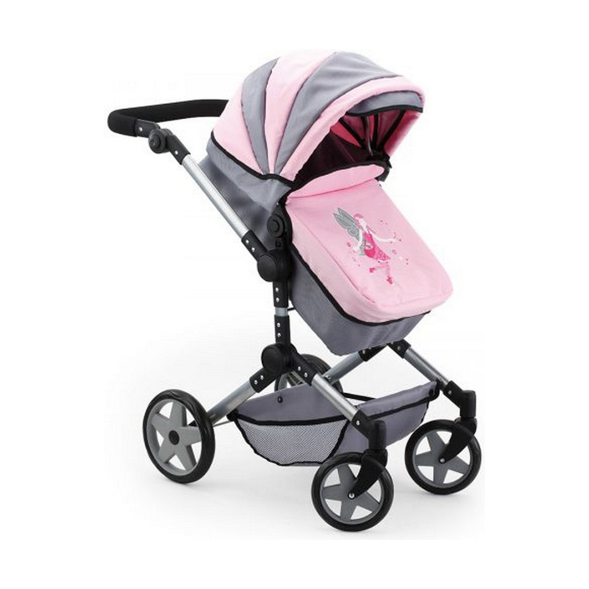 Cărucior pentru Păpuși Reig Pram Neo Pro Gri 57 cm - Jucarii si jocuri, Păpuși și accesorii