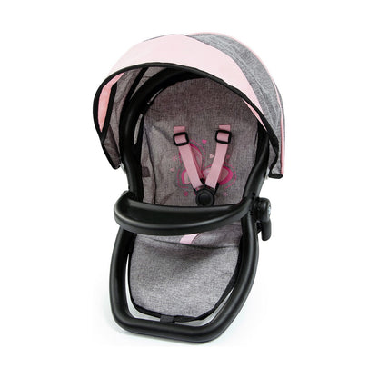 Cărucior pentru Păpuși Reig Gri 81 cm Geamănă - Jucarii si jocuri, Păpuși și accesorii