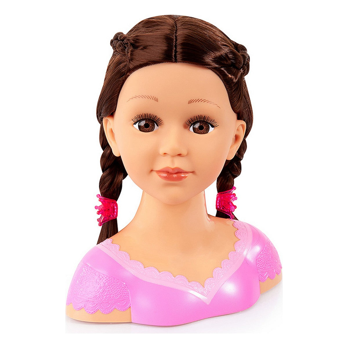 Bust Reig Charlene Super Model Coafură și machiajul Perucă brunetă - Jucarii si jocuri, Păpuși și accesorii