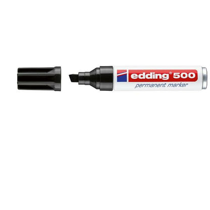 Marker permanent Edding 500-01 Negru 200 Piese (3 Unități) (10 Unități) - Birou și papetărie, Pixuri, creioane și articole de scris
