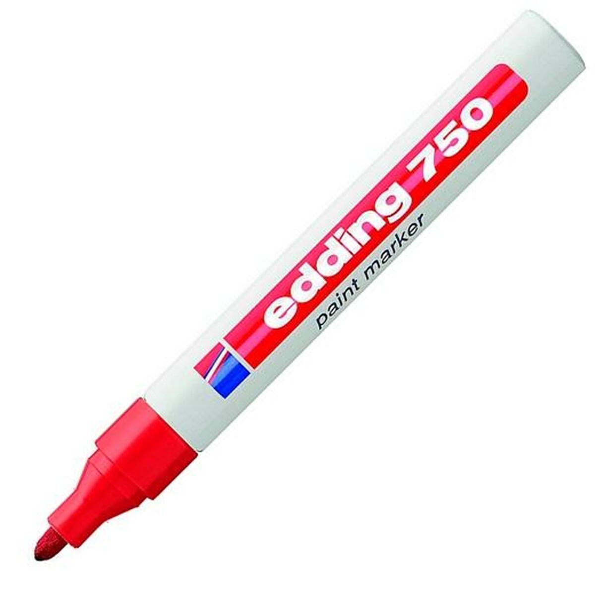 Marker permanent Edding 750 Roșu (10 Unități) - Birou și papetărie, Pixuri, creioane și articole de scris