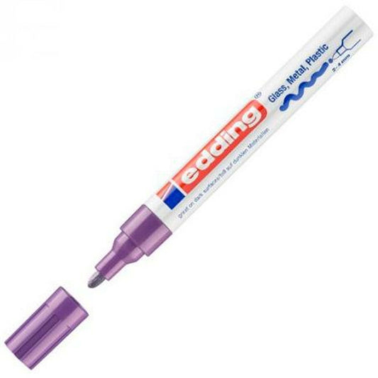 Marker permanent Edding Violet 2-4 mm (10 Unități) - Birou și papetărie, Pixuri, creioane și articole de scris