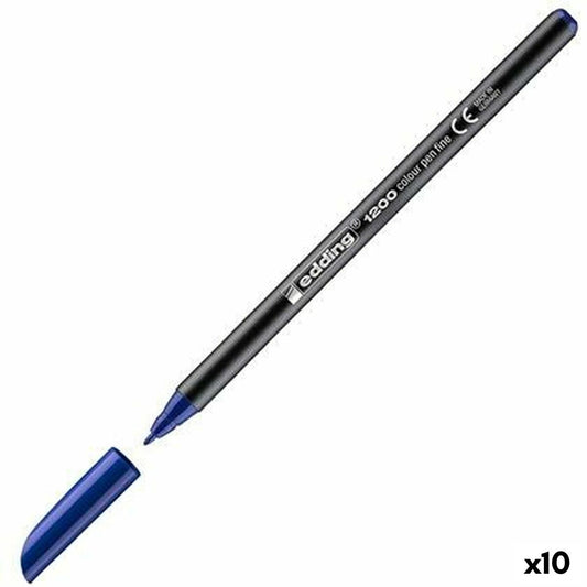 Carioci Edding 1200 Albastru (10 Unități) - Birou și papetărie, Pixuri, creioane și articole de scris