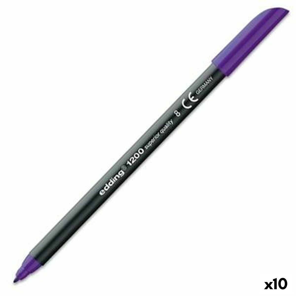 Carioci Edding 1200 Violet (10 Unități) - Birou și papetărie, Pixuri, creioane și articole de scris