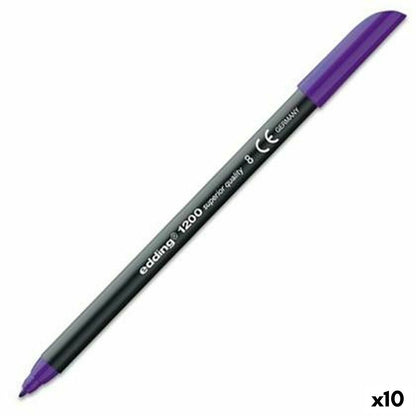 Carioci Edding 1200 Violet (10 Unități) - Birou și papetărie, Pixuri, creioane și articole de scris
