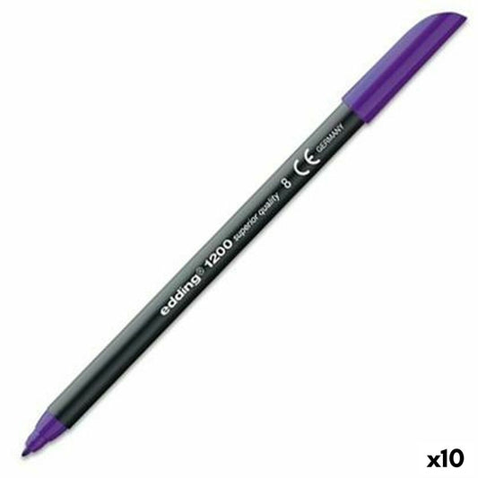 Carioci Edding 1200 Violet (10 Unități) - Birou și papetărie, Pixuri, creioane și articole de scris