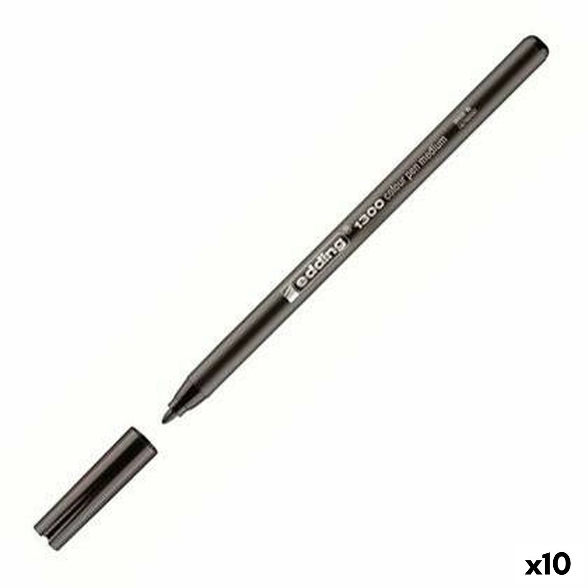 Carioci Edding 1300 Negru (10 Unități) - Birou și papetărie, Pixuri, creioane și articole de scris