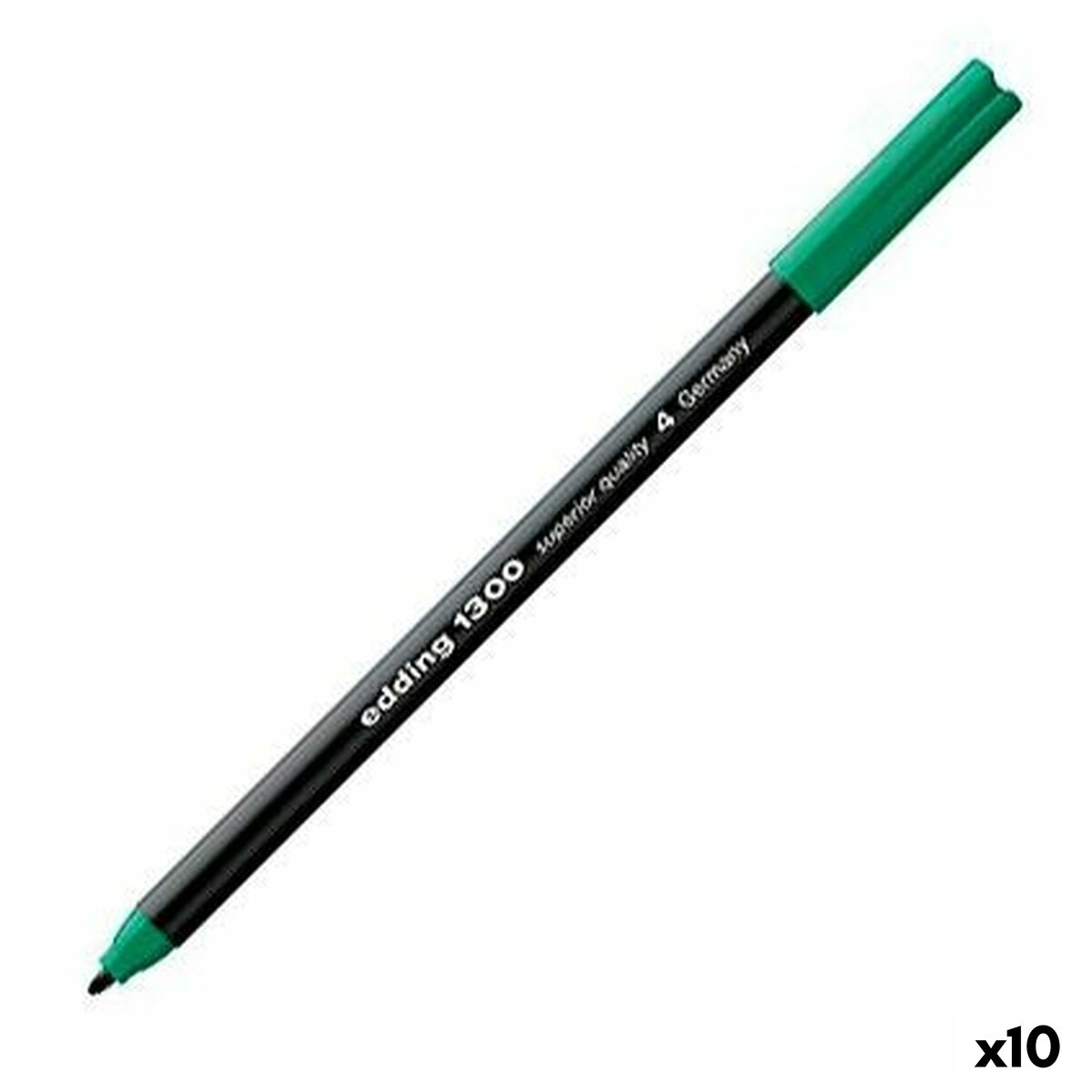 Carioci Edding 1300 Verde (10 Unități) - Birou și papetărie, Pixuri, creioane și articole de scris
