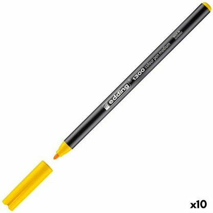 Cariocă Edding 1300 Galben (10 Unități) - Birou și papetărie, Pixuri, creioane și articole de scris