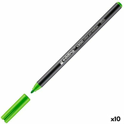 Cariocă Edding Verde deschis (10 Unități) - Birou și papetărie, Pixuri, creioane și articole de scris