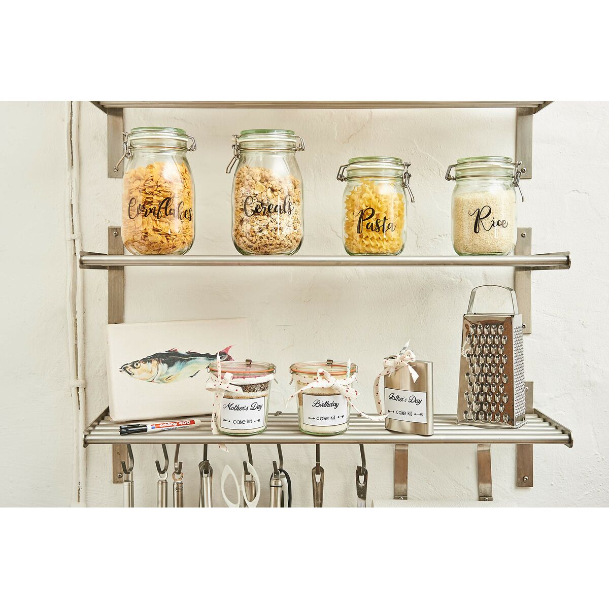 Marker permanent Edding 400-03 Albastru 1 mm (10 Unități) - Birou și papetărie, Pixuri, creioane și articole de scris