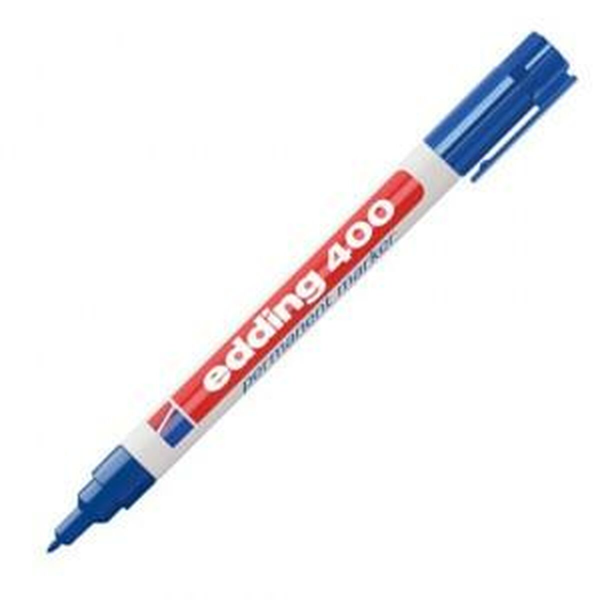 Marker permanent Edding 400-03 Albastru 1 mm (10 Unități) - Birou și papetărie, Pixuri, creioane și articole de scris