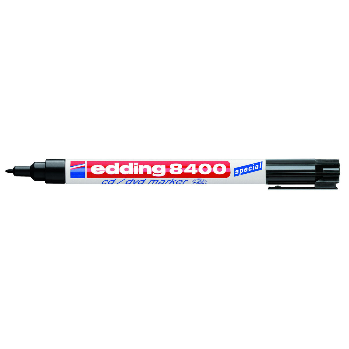 Marker permanent Edding e-8400 Negru (10 Unități) - Birou și papetărie, Pixuri, creioane și articole de scris